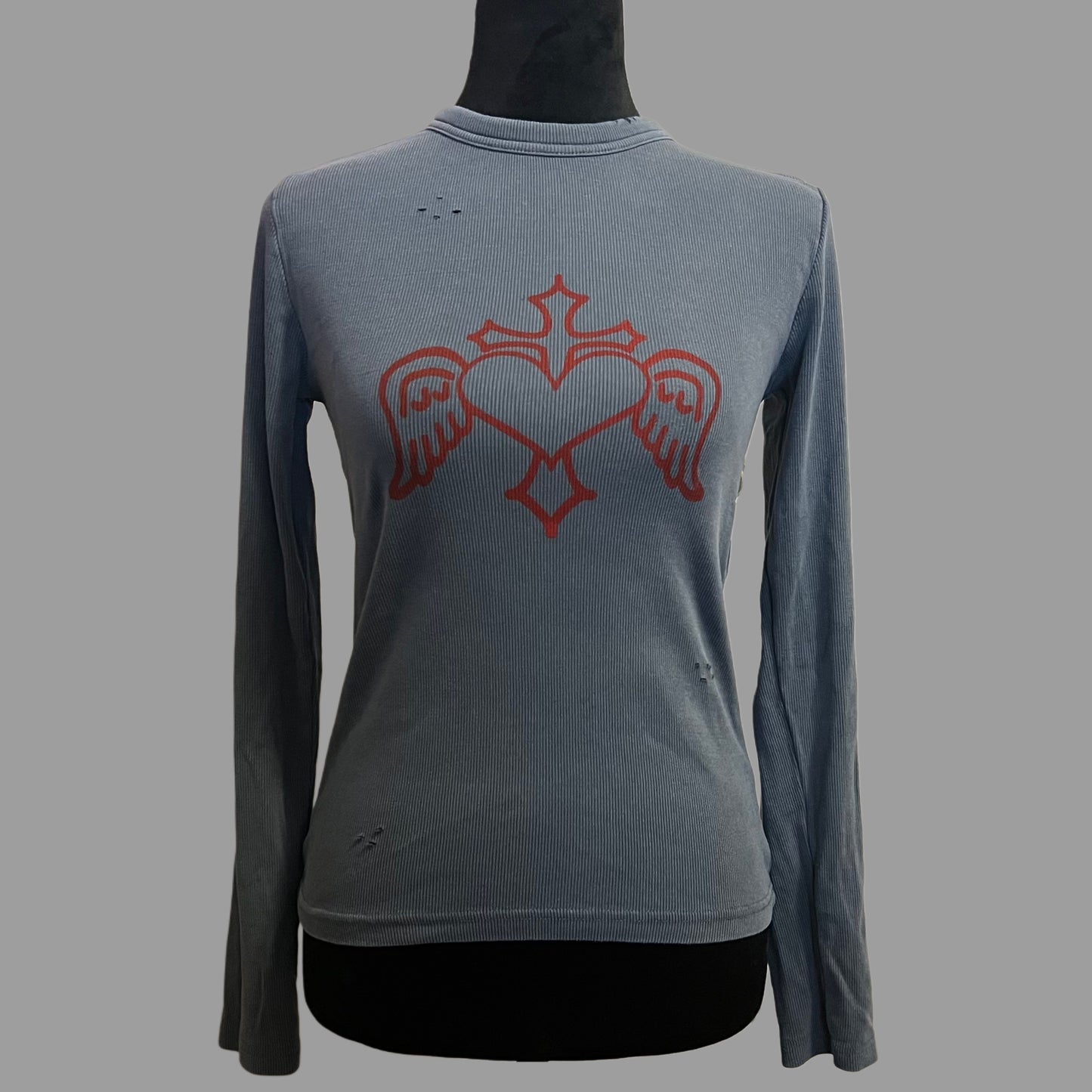 Seditious heart blue long sleeve
