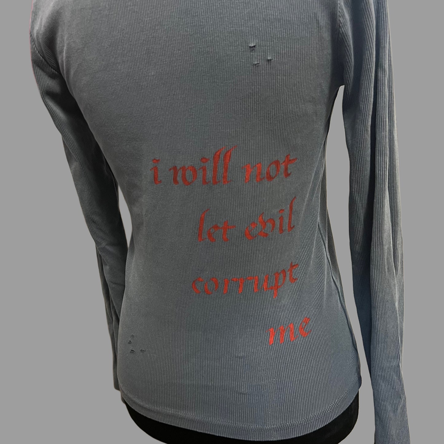 Seditious heart blue long sleeve