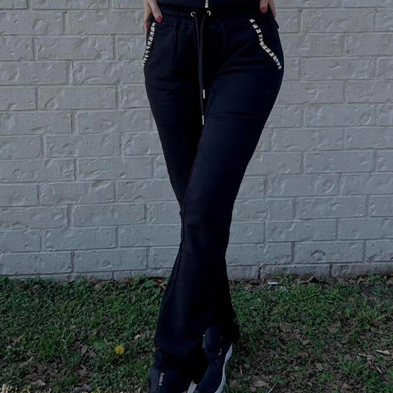 Studded Flared Pants