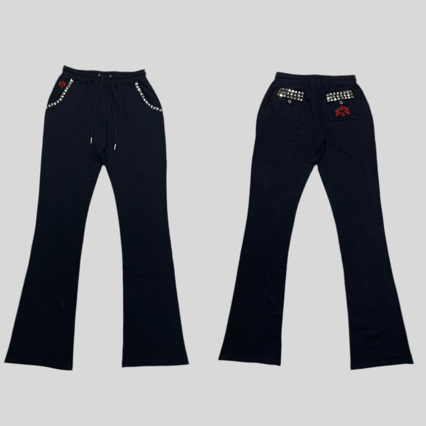 Studded Flared Pants