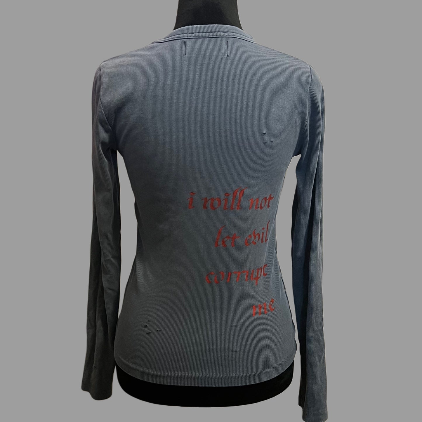 Seditious heart blue long sleeve