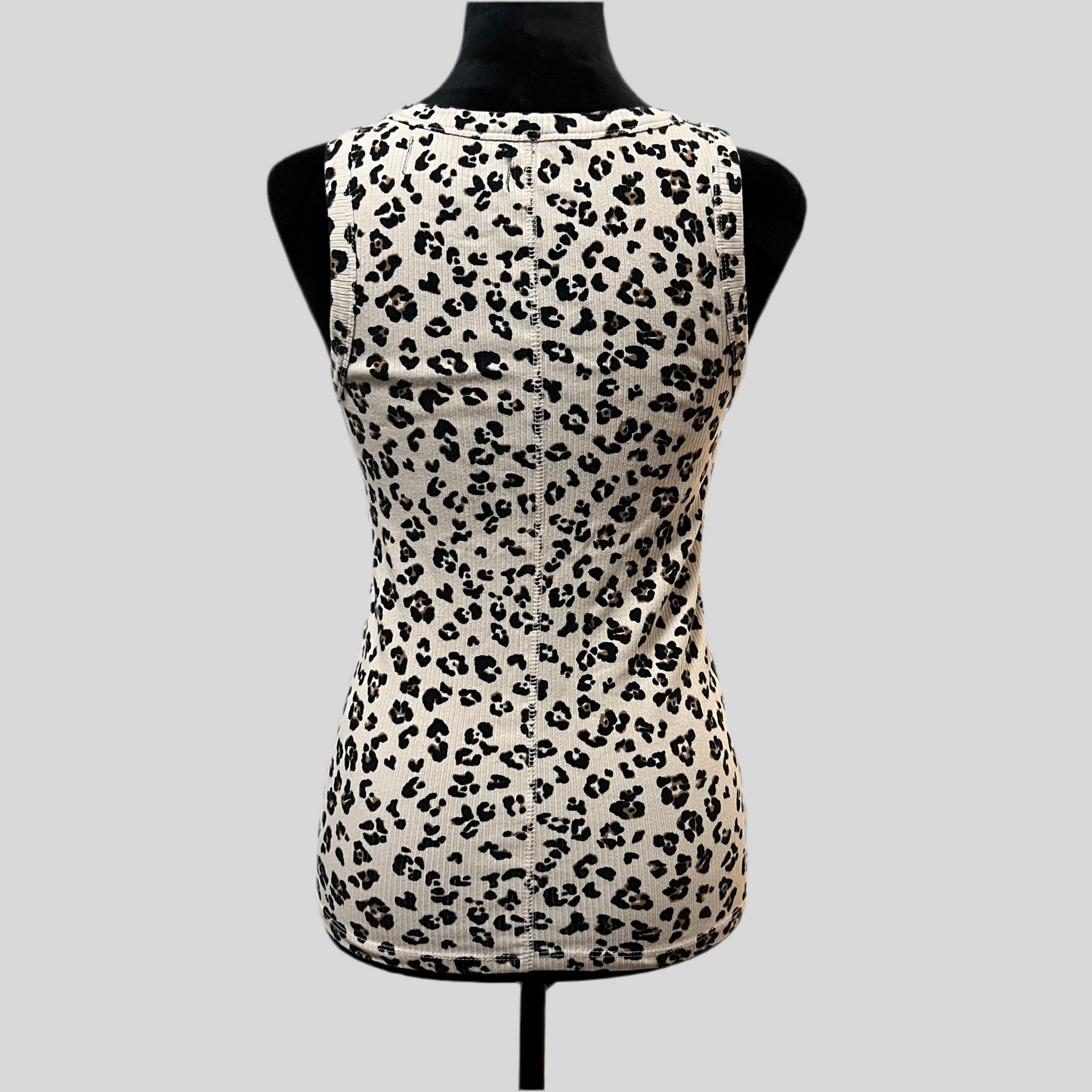 Studded Leopard Tank Top